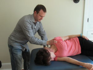 LEVATOR SCAPULA MANUAL STRETCH